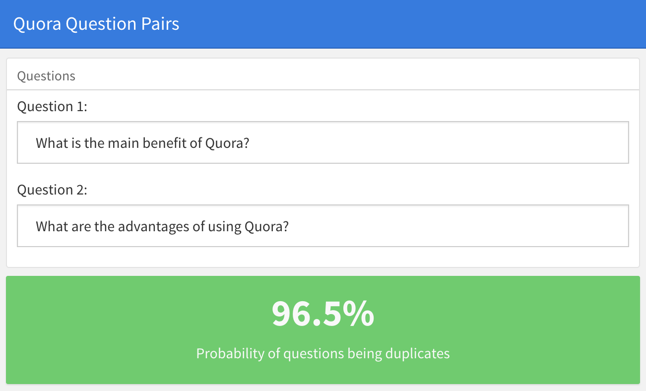 Read more about the article Classifying Duplicate Questions from Quora with Keras